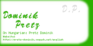 dominik pretz business card